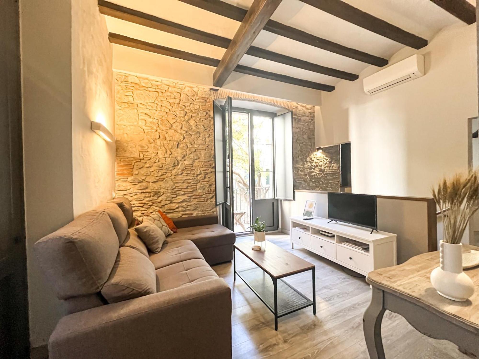 Old Town Duplex With Character Apartment Girona Luaran gambar